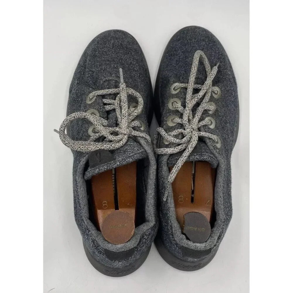 Allbirds Mens Wool Runners Shoes Sneakers Black Gray Size 12‎ US/45 EU